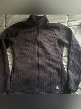 adidas Black Chevron Full-Zip Training Jacket